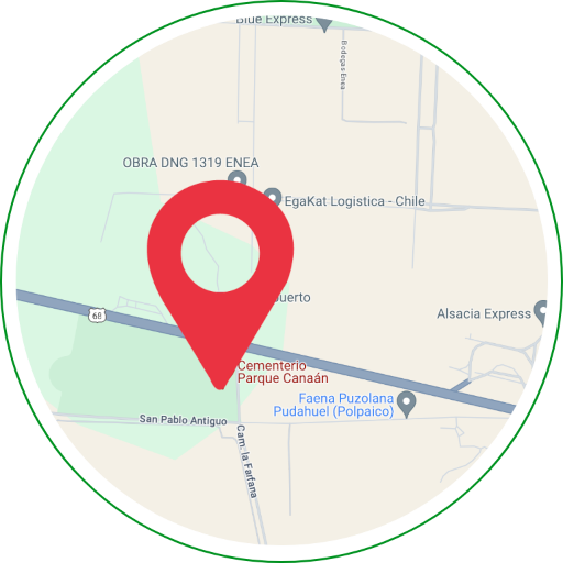 Parque Canaán mapa ubicación