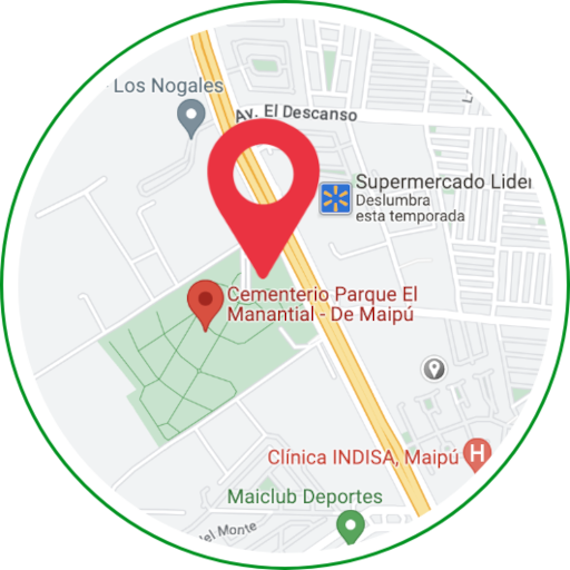 Parque El Manantial mapa ubicación